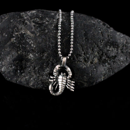 925K Sterling Silver Intricately Detailed Scorpion Necklace | Perfect Gift for Zodiac Scorpio Lovers