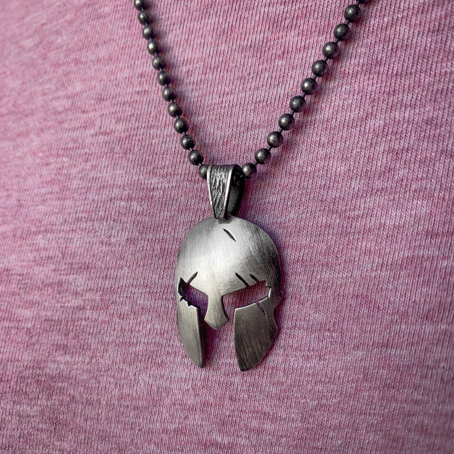 Ancient Spartan Helmet Necklace in 925K Sterling Silver | Ancient Warrior Inspired Jewelry