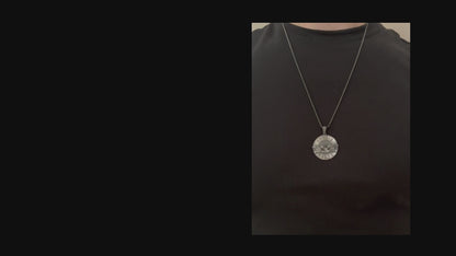 Iconic Guns N' Roses Silver Necklace | Perfect for Fans and Rock Enthusiasts Jewelry