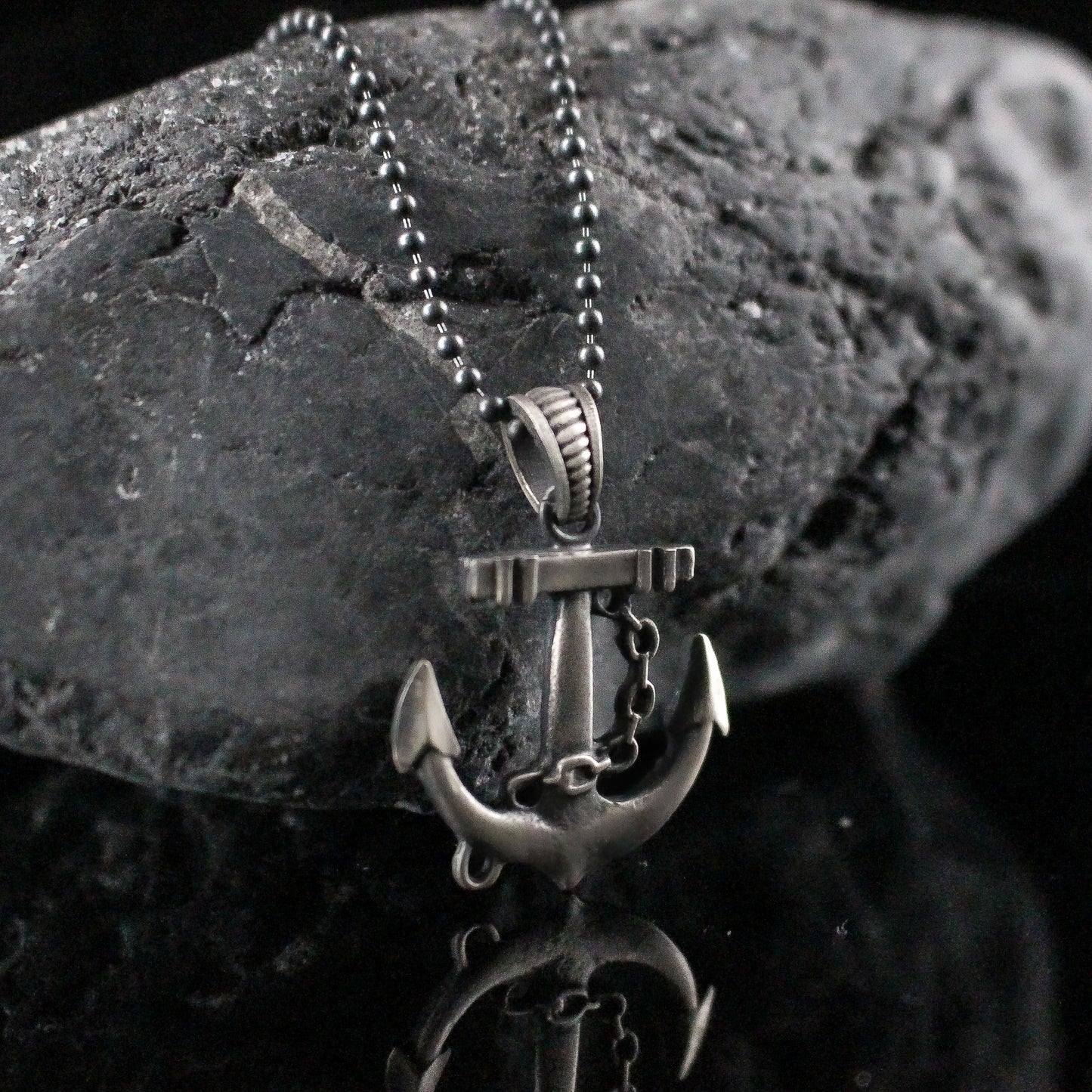 Rustic Sterling Silver Anchor Necklace | Perfect Gift for Nautical Enthusiasts