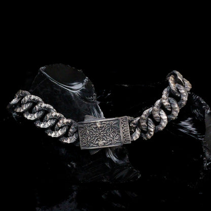 Sterling Silver Men's Chain Bracelet | Bold and Timeless Design Jewelry