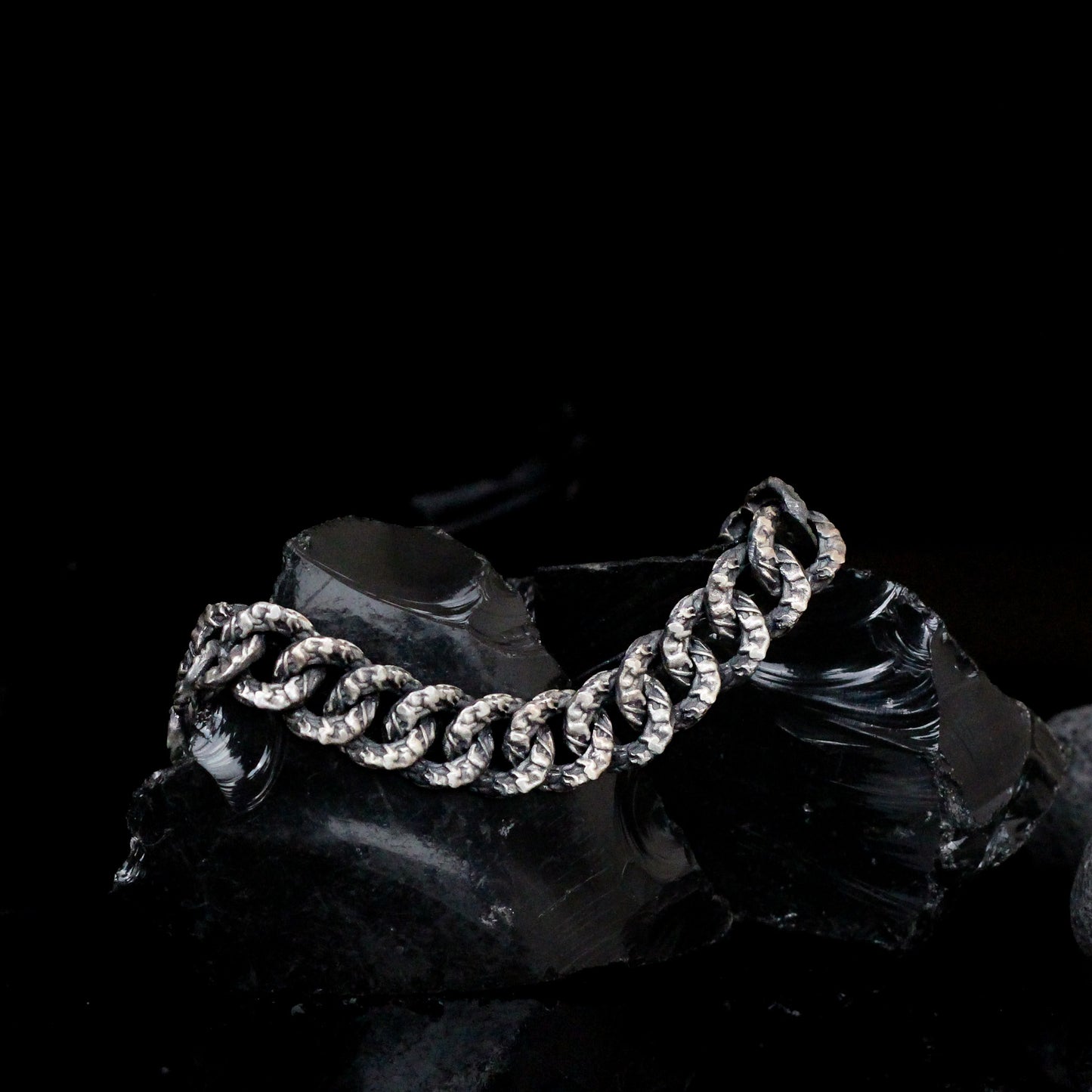 Sterling Silver Men's Chain Bracelet | Bold and Timeless Design Jewelry