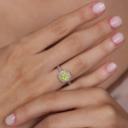 Stunning Moissanite Ring in Sterling Silver & Solid Gold | Luxury Princess Cut Proposal Ring