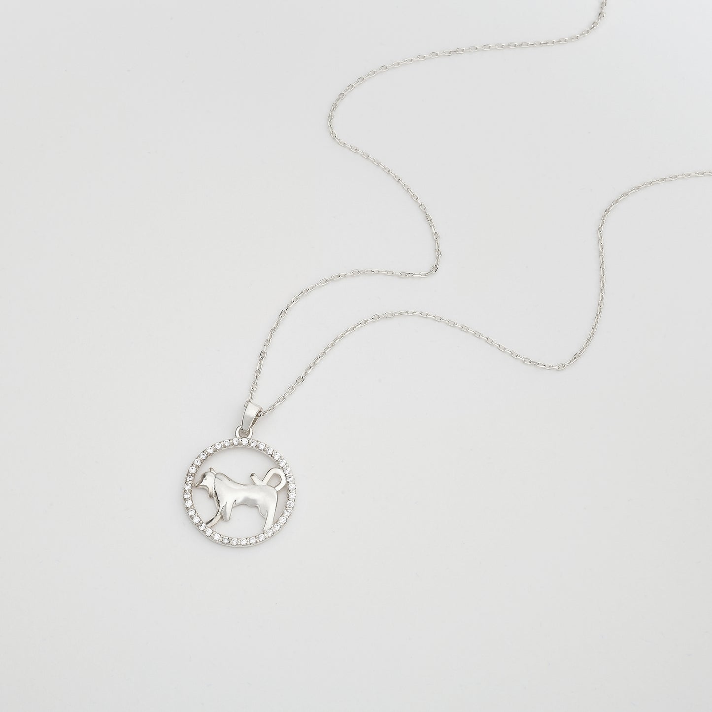 TAURUS Radiant Zodiac Necklace | Horoscope Symbol Necklace in Gold & Silver