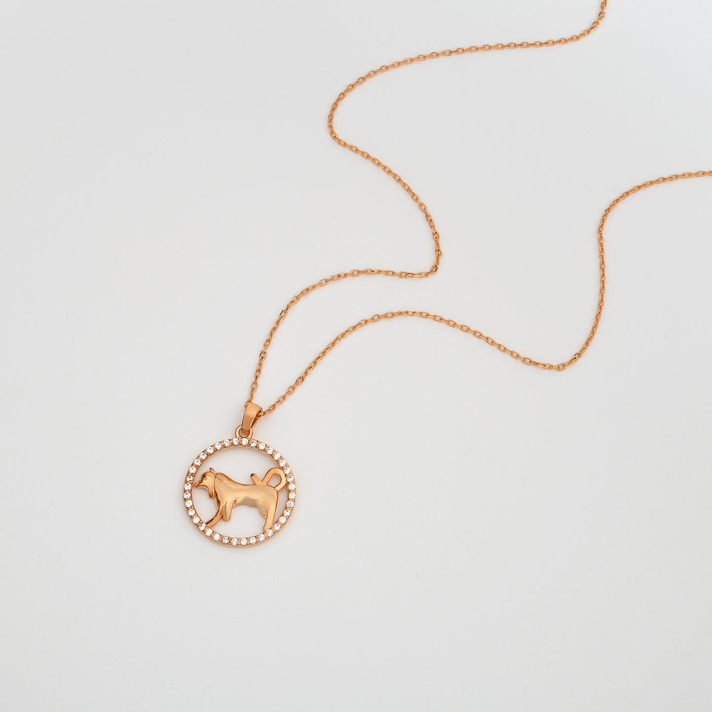 TAURUS Radiant Zodiac Necklace | Horoscope Symbol Necklace in Gold & Silver