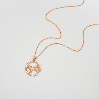 TAURUS Radiant Zodiac Necklace | Horoscope Symbol Necklace in Gold & Silver