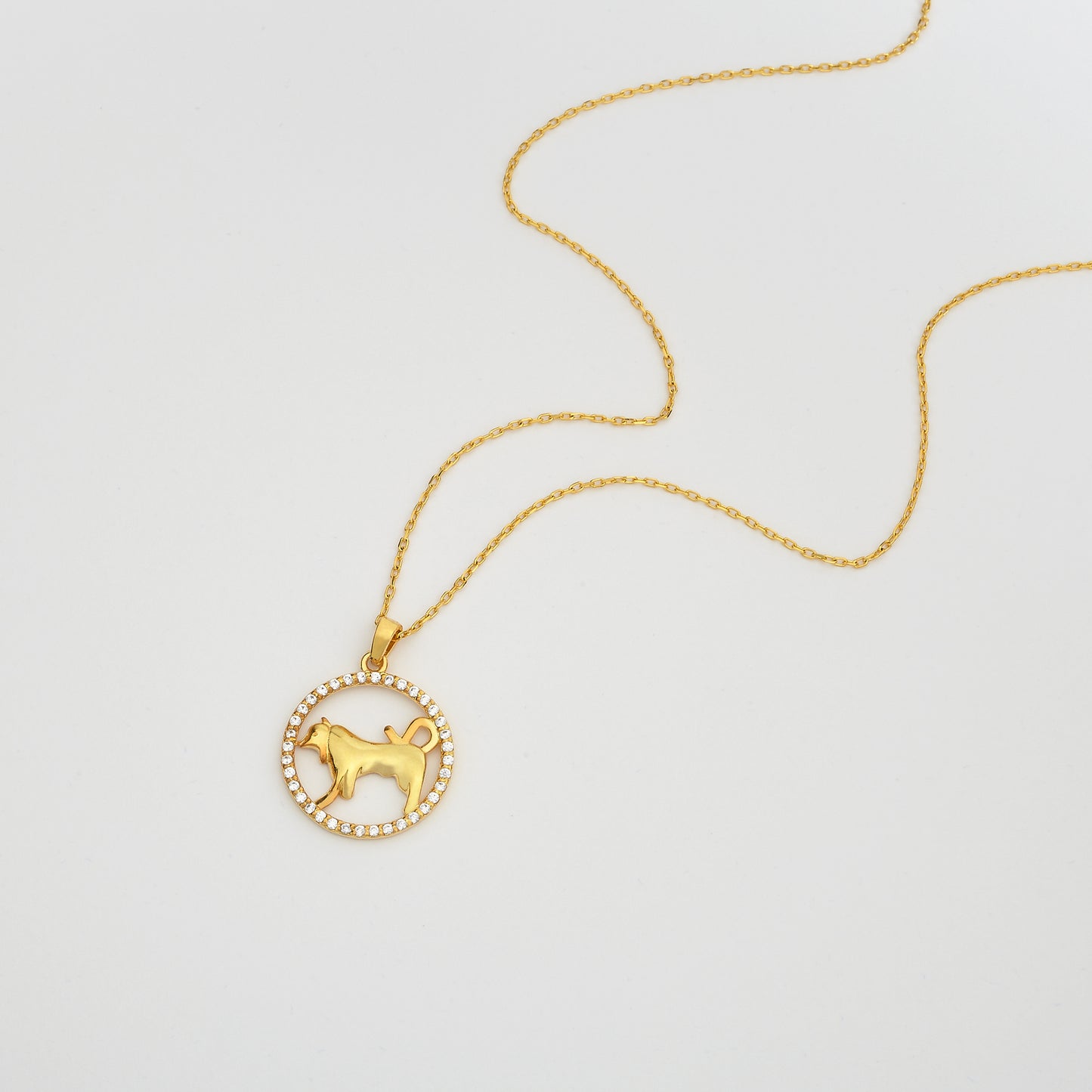 TAURUS Radiant Zodiac Necklace | Horoscope Symbol Necklace in Gold & Silver