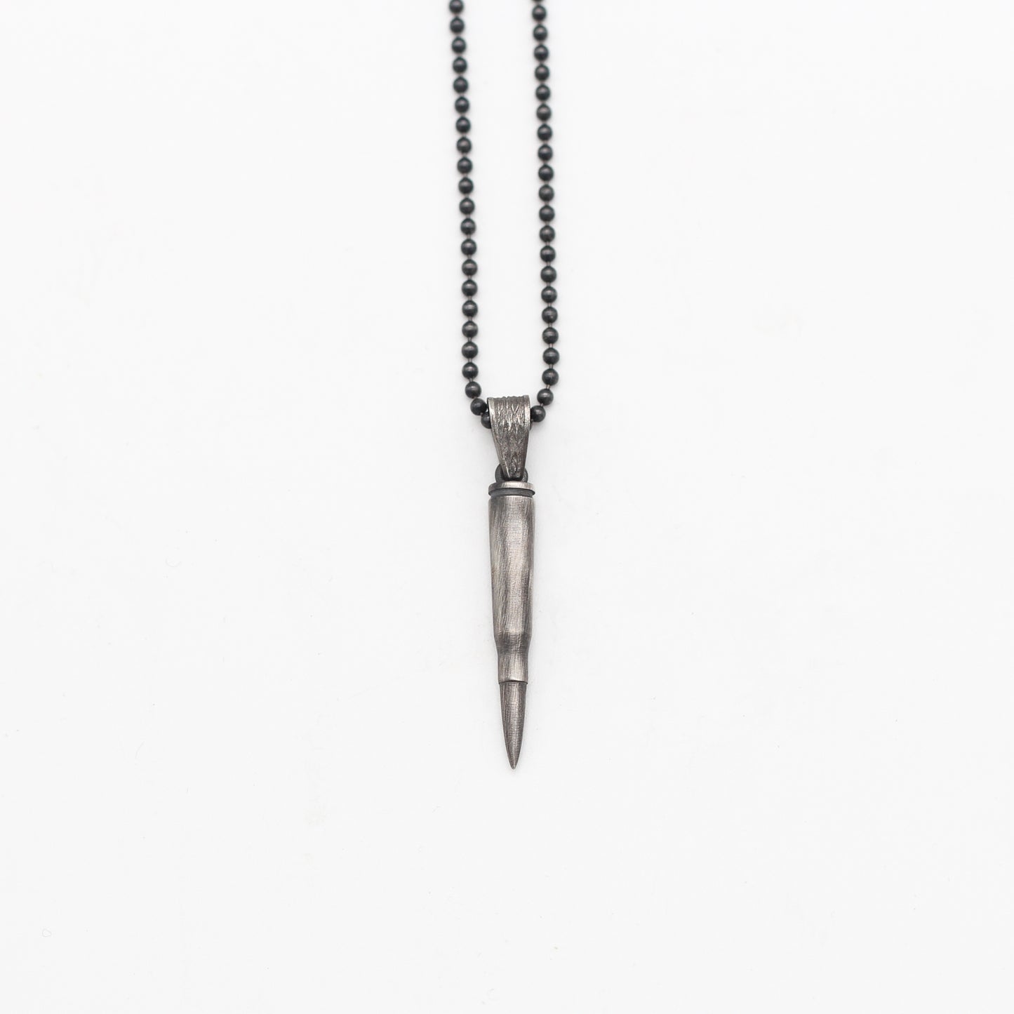 Unique Bullet Necklace in 925K Sterling Silver | Handcrafted Soldier Jewelry Gift for Men