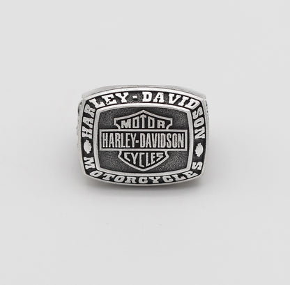 Harley Davidson Handmade Sterling Silver Men Ring