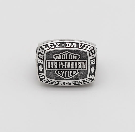 Harley Davidson Handmade Sterling Silver Men Ring