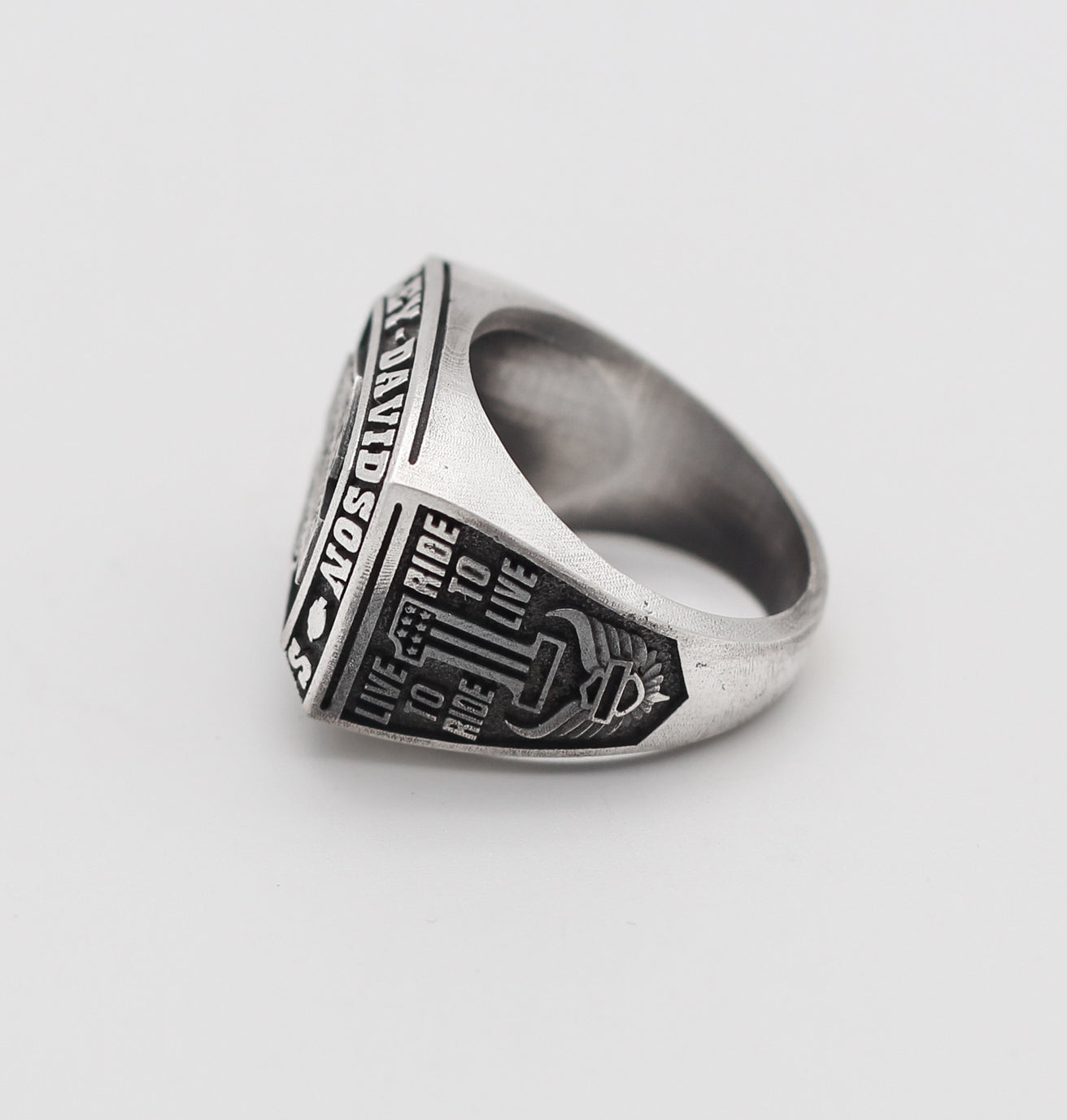 Harley Davidson Handmade Sterling Silver Men Ring