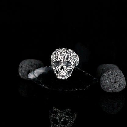 Skull With The Naked Girls Ring, One Of A Kind Gothic Ring For Men