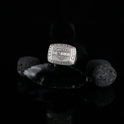 Harley Davidson Handmade Sterling Silver Men Ring