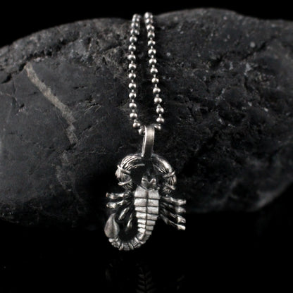 925K Sterling Silver Intricately Detailed Scorpion Necklace | Perfect Gift for Zodiac Scorpio Lovers