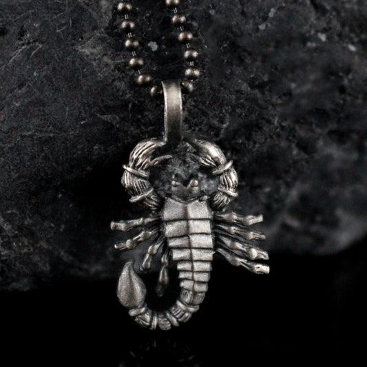 Sterling Scorpion Necklace