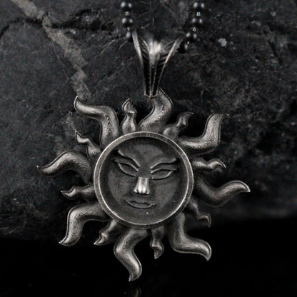 Sterling Silver Sun Necklace