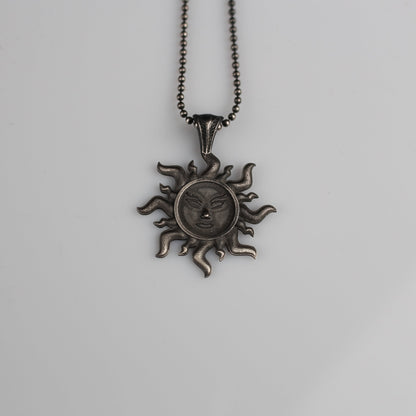 Sterling Silver Sun Necklace