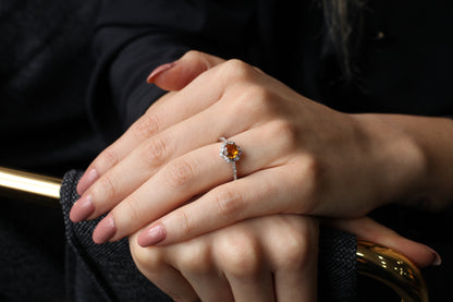 KAIA 14K Gold Citrine Promise Ring